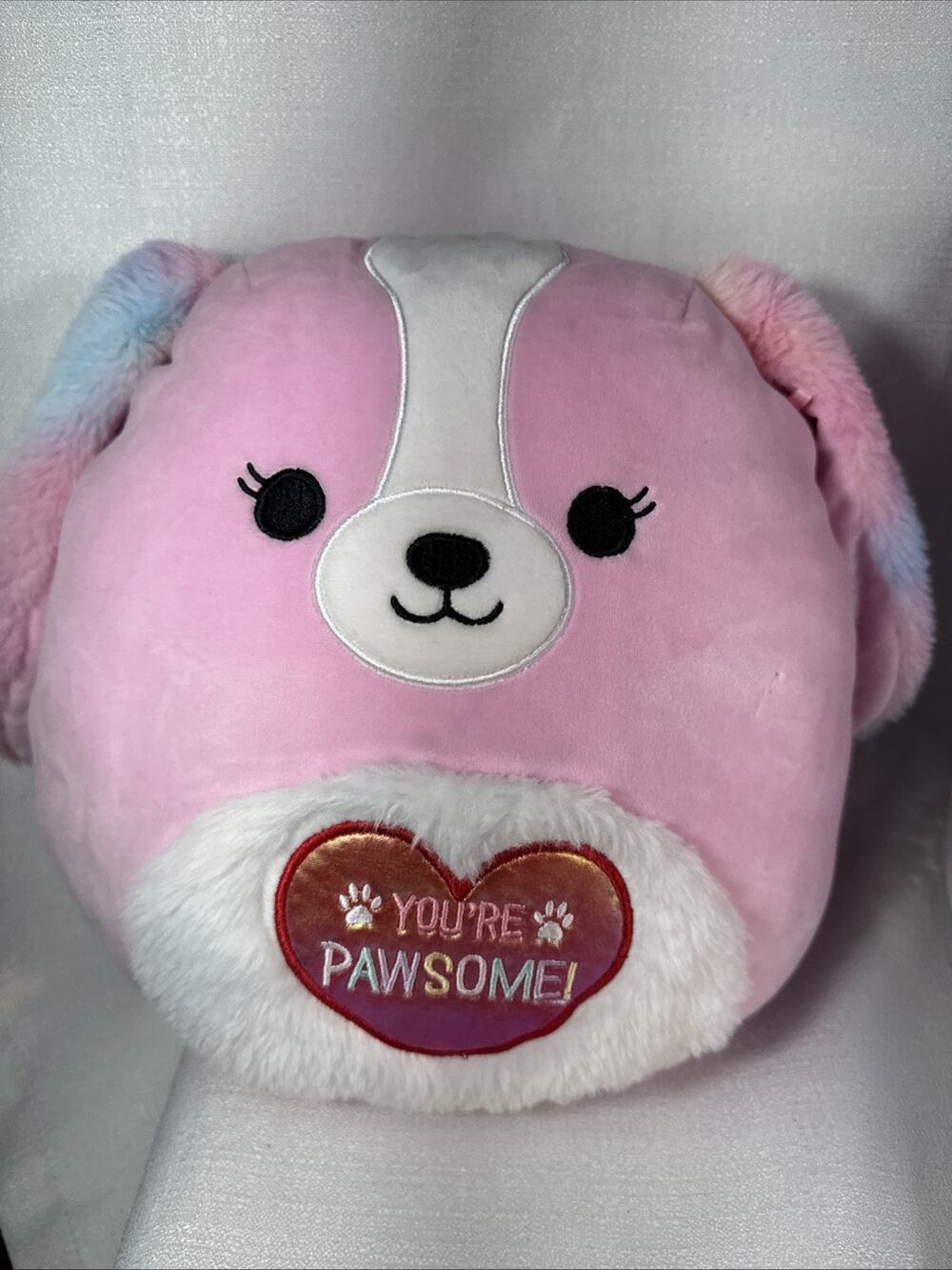 Squishmallows 14" Beemie The Pink Dog Valentines NO TAG